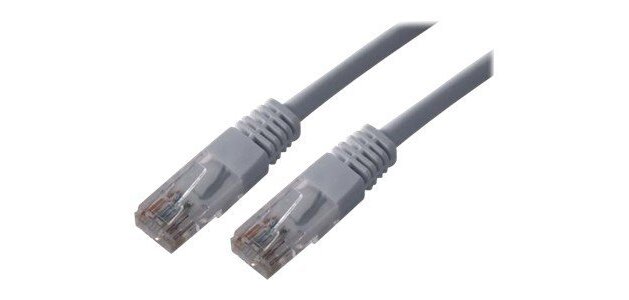 MCL 1m Cat5e U/UTP câble de réseau Gris U/UTP (UTP) Rond