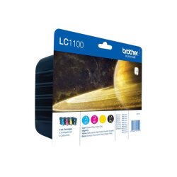 Brother Pack de cartouches d'encre LC1100VALBP originales