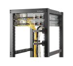 StarTech.com Anneau de gestion de câbles multidirectionnel vertical pour racks de serveur - 6 cm x 10 cm