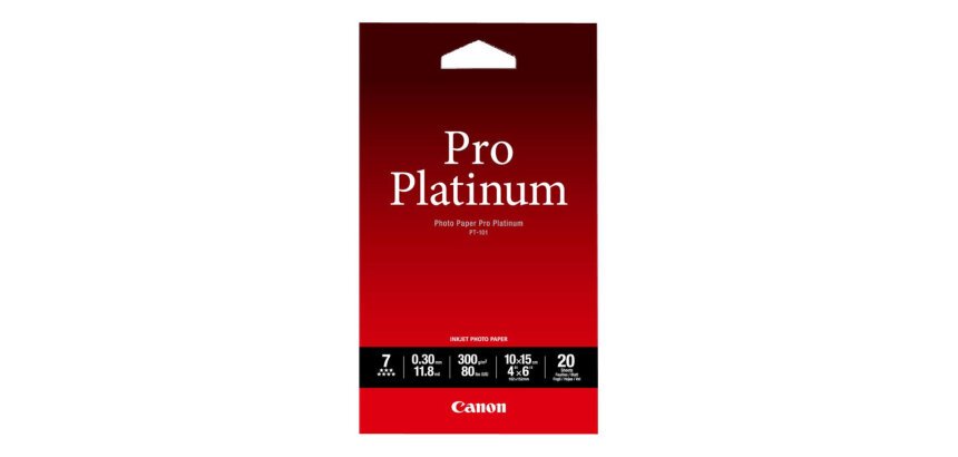 Canon Photo Paper Pro Platinum - Fotopapier - 20 Blatt - 100 x 150 mm - 300 g/m²