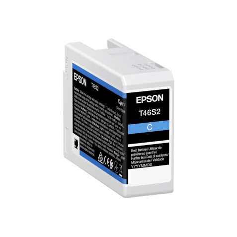 Epson T46S2 - cyaan - origineel - inktcartridge