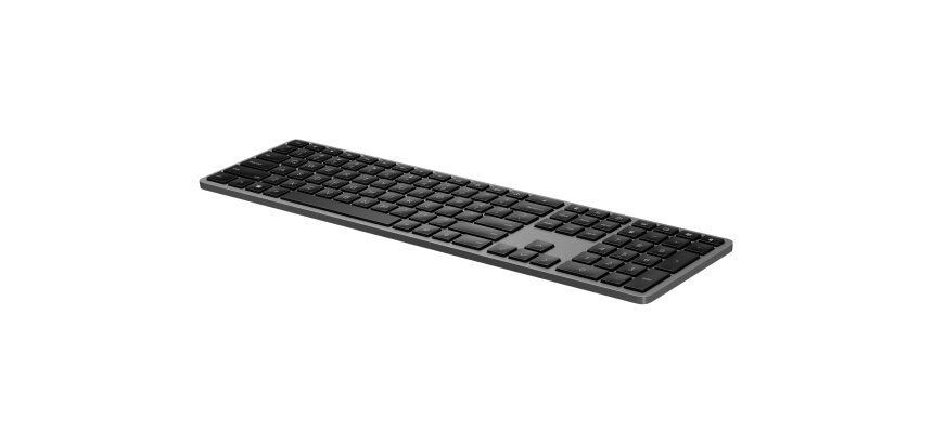 HP KBD 975 DUAL-MODE WL FR clavier RF sans fil + Bluetooth Noir