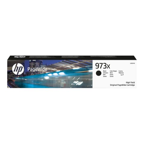 HP 973X - hoog rendement - zwart - origineel - PageWide - inktcartridge