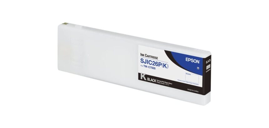Epson SJIC26P(K): Ink cartridge for ColorWorks C7500 (Black)