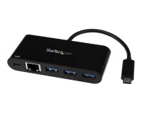 StarTech.com Adaptateur USB-C vers Gigabit Ethernet avec hub USB 3.0 à 3 ports et USB Power Delivery