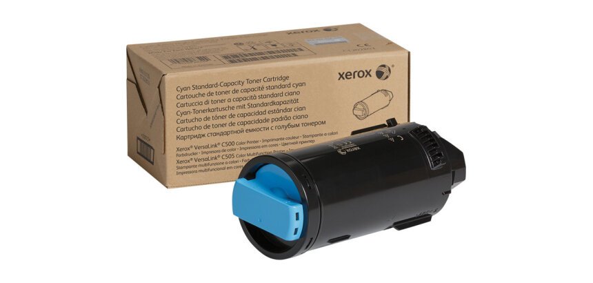 Xerox Cartouche de toner Cyan de Capacité standard Imprimante couleur ® VersaLink® C500?/?multifonctions ® VersaLink® C505 (2400 pages) - 106R03859
