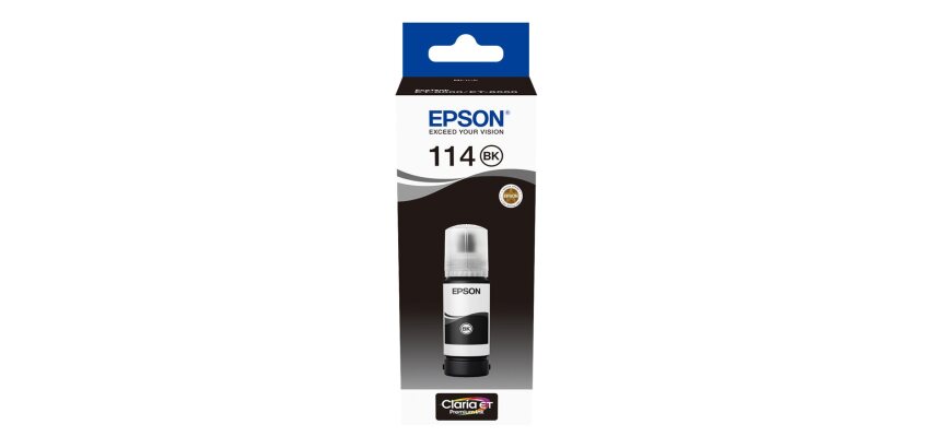 EPSON Bidon d'encre N°114 Noir pour imprimante à réservoir d'encre