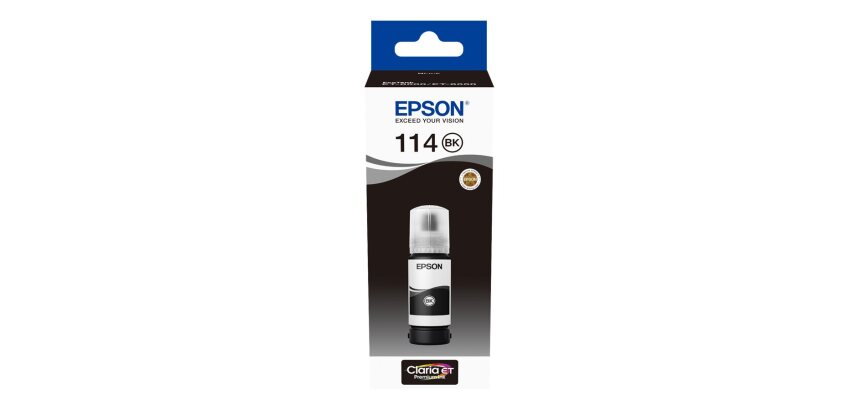 EPSON Bidon d'encre N°114 Noir pour imprimante à réservoir d'encre
