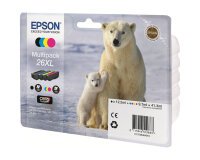 Epson Polar bear Encre Claria Premium multipack 4 couleurs Ours Polaire 26XL