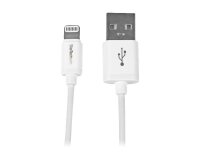 StarTech.com Câble Apple Lightning vers USB pour iPhone, iPod, iPad - 1 m Blanc