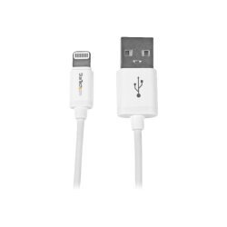 StarTech.com Câble Apple Lightning vers USB pour iPhone, iPod, iPad - 1 m Blanc