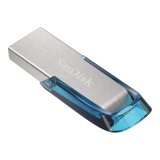 SanDisk Ultra Flair lecteur USB flash 64 Go USB Type-A 3.2 Gen 1 (3.1 Gen 1) Bleu, Argent