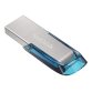 SanDisk Ultra Flair lecteur USB flash 64 Go USB Type-A 3.2 Gen 1 (3.1 Gen 1) Bleu, Argent