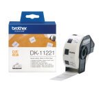 Brother DK-11221 - Rouleau d'étiquettes original – Noir sur blanc, 23 x 23 mm
