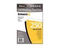 Pochettes de plastification Fellowes A4 100 µ brillantes - Boîte de 250