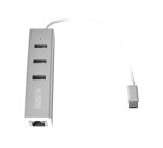 Urban Factory TCM02UF station d'accueil USB 3.2 Gen 1 (3.1 Gen 1) Type-C Argent