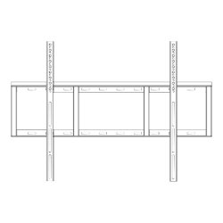 SMART Technologies WM-SBID-200 support d'écran plat pour bureau Mur Noir