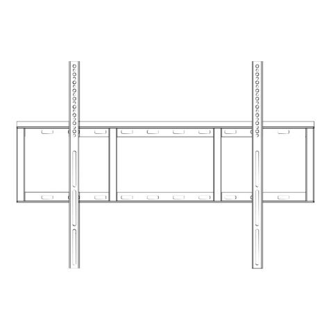 SMART Technologies WM-SBID-200 support d'écran plat pour bureau Mur Noir