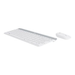 Logitech 920-009191 clavier Souris incluse Bureau RF sans fil AZERTY Français Blanc