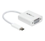 StarTech.com Adaptateur vidéo USB-C vers VGA - M/F - 1920x1200 / 1080p - Blanc
