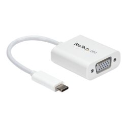 StarTech.com Adaptateur vidéo USB-C vers VGA - M/F - 1920x1200 / 1080p - Blanc