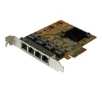 StarTech.com Carte réseau PCI Express à 4 ports Gigabit Ethernet