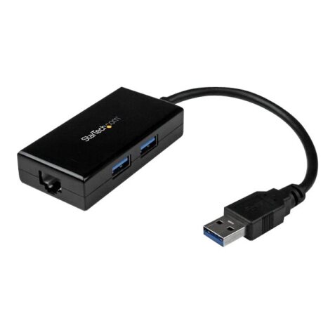 StarTech.com Adaptateur réseau USB 3.0 vers Gigabit Ethernet avec hub USB 3.0 à 2 ports