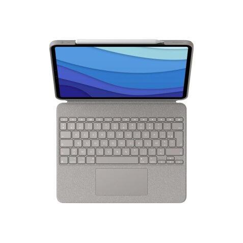 Logitech 920-010218 clavier pour tablette Français Smart Connector Sable