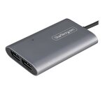 StarTech.com Adaptateur Thunderbolt vers Dual DisplayPort DP 1.4 - Adaptateur Thunderbolt vers Double 4K 60Hz DP ou Single Vidéo 8K/5K - TB vers Double Écran DisplayPort - Mac/Windows