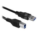 DLH DY-TU2996B câble USB USB 3.2 Gen 1 (3.1 Gen 1) 1 m USB A USB B Noir