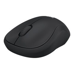 Logitech M220 Silent - Maus - 2.4 GHz - holzkohlefarben