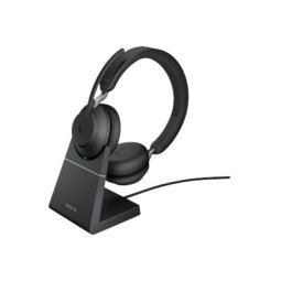 Jabra Evolve2 65, UC Stereo Casque Sans fil Arceau Bureau/Centre d'appels USB Type-A Bluetooth Noir