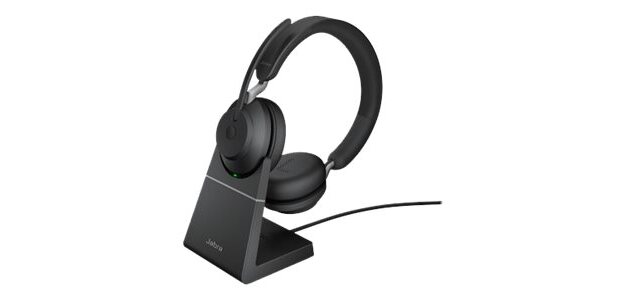 Jabra Evolve2 65 Casque Sans fil Arceau Bureau/Centre d'appels USB Type-A Bluetooth Socle de chargement Noir