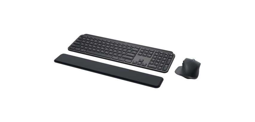 Logitech Master MX Keys Combo for Bussiness clavier Souris incluse Bureau RF sans fil + Bluetooth AZERTY Français Graphite