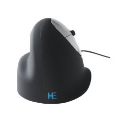 R-Go Tools Souris Ergonomique R-Go HE Break avec logiciel de pause, droiter, moyen (longueur de la main 165-185 mm), filaire, noir