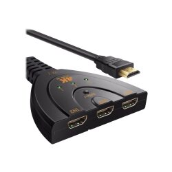 DLH SWITCH / REPARTITEUR HDMI 4K MALE VERS 3 PORTS HDMI FEMELLES