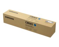 Samsung CLT-C806S - cyan - original - cartouche de toner (SS553A)