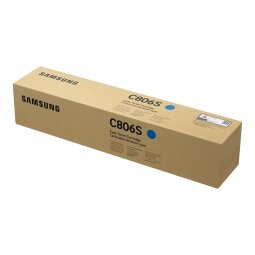 Samsung CLT-C806S - cyan - original - cartouche de toner (SS553A)