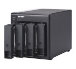 QNAP TR-004 Boîtier de disques de stockage Boîtier disque dur/SSD Noir 2.5/3.5"
