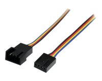 StarTech.com Câble d'extension d'alimentation pour ventilateur 4 broches 30 cm - M/F