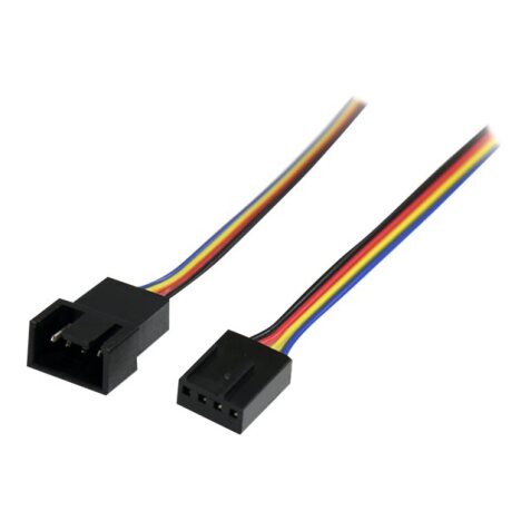 StarTech.com Câble d'extension d'alimentation pour ventilateur 4 broches 30 cm - M/F