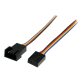 StarTech.com Câble d'extension d'alimentation pour ventilateur 4 broches 30 cm - M/F