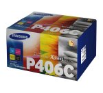 Samsung CLT-P406C - 4-pack - black, yellow, cyan, magenta - original - toner cartridge (SU375A)