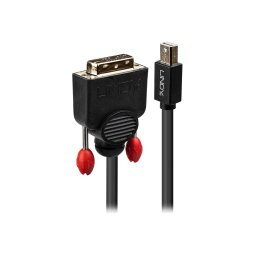 Lindy 41952 câble vidéo et adaptateur 2 m Mini DisplayPort DVI-D Noir