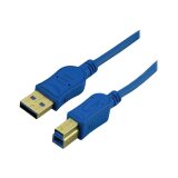 MCL MC1G99AZMC923AB2B câble USB USB 3.2 Gen 1 (3.1 Gen 1) 1,8 m USB A USB B Bleu