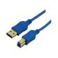 MCL MC1G99AZMC923AB2B câble USB USB 3.2 Gen 1 (3.1 Gen 1) 1,8 m USB A USB B Bleu