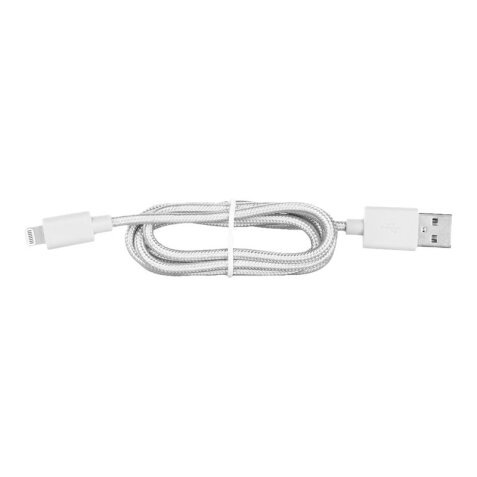 ACT USB 2.0 laad- en datakabel A male - Lightning male 1 meter, nylon, MFI gecertificeerd