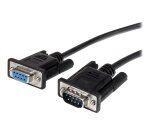 StarTech.com Câble série DB9 RS232 noir en liaison directe 50 cm - M/F