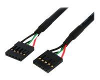 StarTech.com Câble adaptateur interne de carte mère 60 cm 5 broches USB IDC F/F