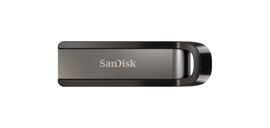 SanDisk Extreme Go lecteur USB flash 64 Go USB Type-A 3.2 Gen 1 (3.1 Gen 1) Acier inoxydable
